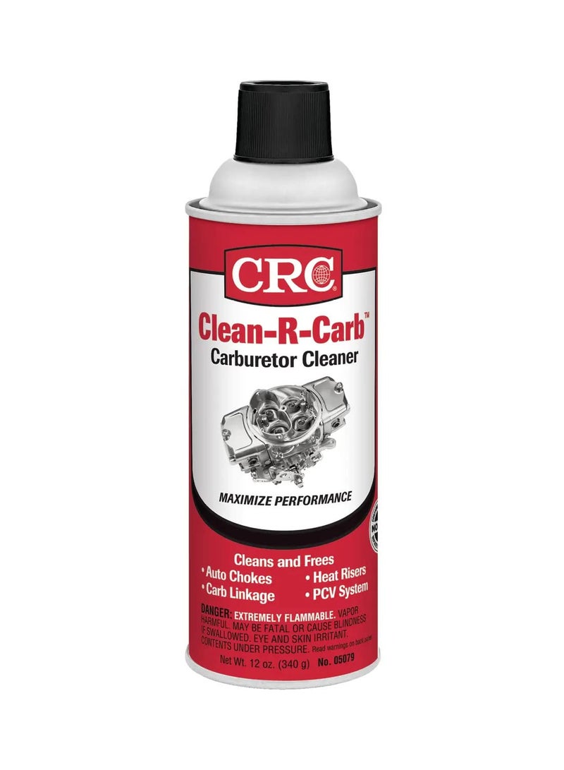 CRC Clean-R-Carb Carburetor Cleaner 05079 - 12 Wt Oz., Powerful Carb Cleaner - Image 1